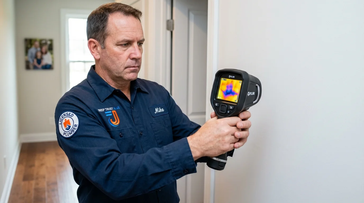 Thermal imaging leak detection by Johns Plumbing LLC in Reading